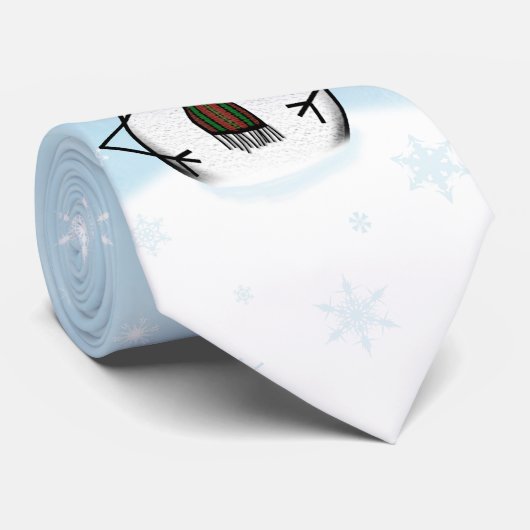 雪だるまタイ ネクタイ (ロール)