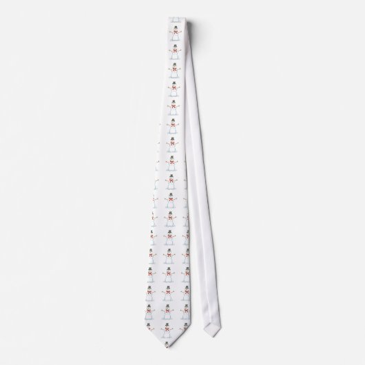 雪だるまタイ ネクタイ (正面)