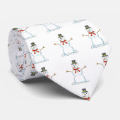 雪だるまタイ ネクタイ (ロール)