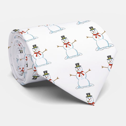 雪だるまタイ ネクタイ (ロール)