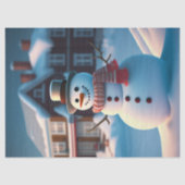 雪だるまタウンイラストレーション大 薄葉紙 (正面)