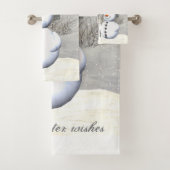 雪だるまタオルセット バスタオルセット (インサイチュ)