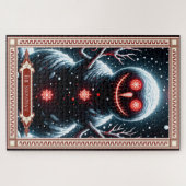 雪だるまタロットカード ジグソーパズル (横)