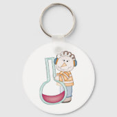 雪だるまチェック キーホルダー (裏面)