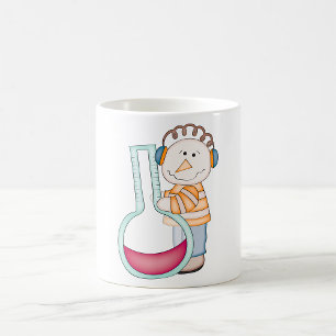 雪だるまチェック コーヒーマグカップ