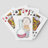 雪だるまチェック トランプ (裏面)