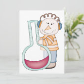 雪だるまチェック 招待状 (スタンド正面)