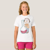 雪だるまチェック Tシャツ (正面フル)
