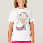 雪だるまチェック Tシャツ (正面)