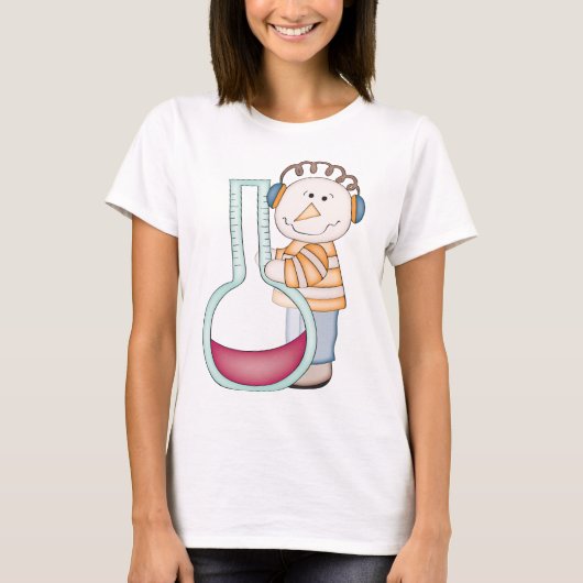 雪だるまチェック Tシャツ (正面)