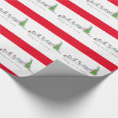 雪だるまチャットホリデイ ラッピングペーパー (角)