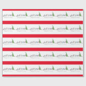 雪だるまチャットホリデイ ラッピングペーパー (フラット)