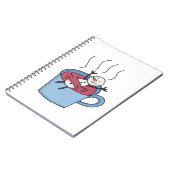 雪だるまティーコーヒー ノートブック (左側)