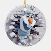 雪だるまデコール セラミックオーナメント (裏面)