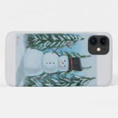 雪だるまデジ絵画タル Case-Mate iPhoneケース (裏面(横))