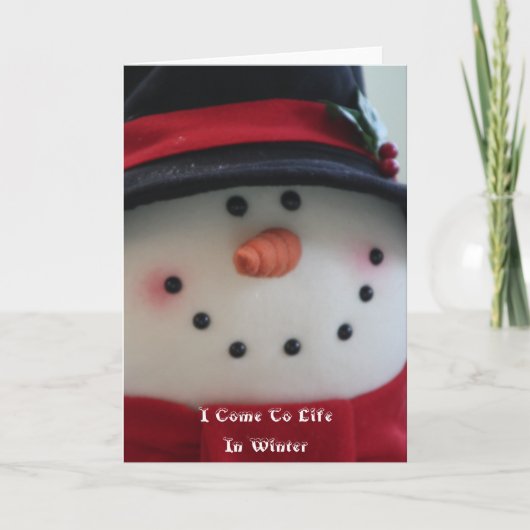 雪だるまドリーム シーズンカード (正面)