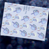 雪だるまドレイデルスハヌカーカスタムシャラカバー キッチンタオル