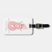 雪だるまドーナツ ラゲッジタグ (正面横)