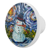 雪だるまノブプル セラミックノブ (右)