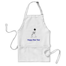 雪だるまハッピー新年