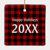 雪だるまハングアファウン セラミックオーナメント (裏面)