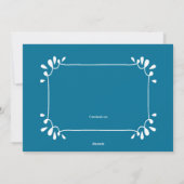 雪だるまバイザメールボックスホリディムービングカード シーズンカード (裏面)