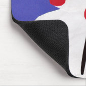 雪だるまバイビクトリアシェイリー マウスパッド (コーナー)