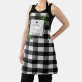 雪だるまバッファロープレイドエプロン エプロン (インサイチュ)