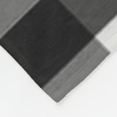 雪だるまバッファロープレイドフリースブランケット フリースブランケット (角)