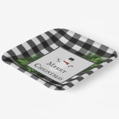 雪だるまバッファロープレイド紙プレート ペーパープレート (傾斜あり)