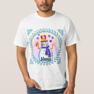 雪だるまバードフレンドカスタムのTシャツ Tシャツ