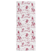 雪だるまパレードトワール – 赤 ワインギフトバッグ (裏面)