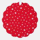 雪だるまパーソナライズされたクリスマス オーナメントカード (裏面)