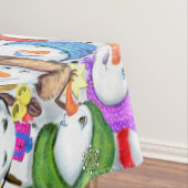 雪だるまパーティークリスマステーブルクロス テーブルクロス (インサイチュ)