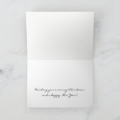 雪だるまパーティーハッピーホリデイズホリデーカード シーズンカード (内部)