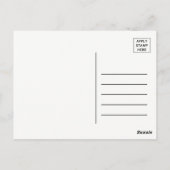 雪だるまパーティーハッピーホリデーズハガキ ポストカード (裏面)