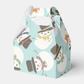 雪だるまパーティーミニギフトボックス フェイバーボックス (正面サイド)