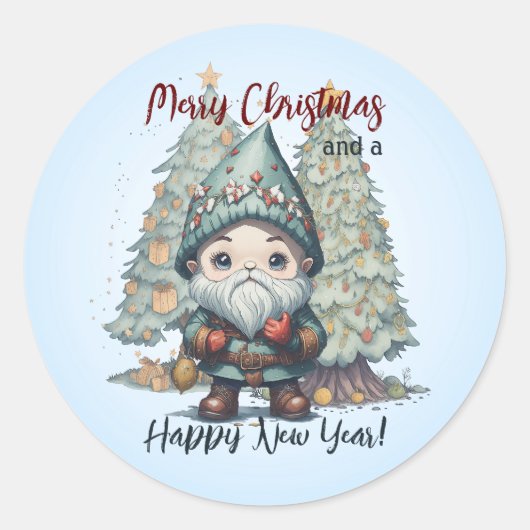 雪だるまパーティー2 ラウンドシール (正面)