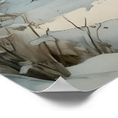 雪だるまビルダーのポスター ポスター (角)