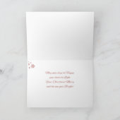 雪だるまファミリークリスマスカード カード (内部)