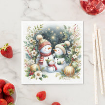 雪だるまファミリークリスマス