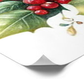 雪だるまファミリークリスマス ポスター (角)