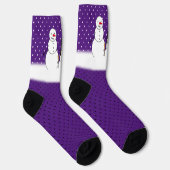 雪だるまファミリーハロウィーン ソックス (右)