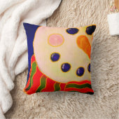 雪だるまファンキー抽象芸術クリスマスアート クッション (ブランケット)