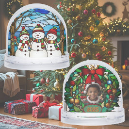 雪だるまフェイク系ステンドグラス