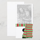 雪だるまフォトカード (正面/裏面)