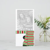 雪だるまフォトカード (スタンド正面)