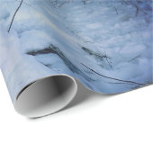 雪だるまフォト光沢ラッピング紙 ラッピングペーパー (ロールコーナー)