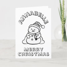 雪だるまブラック、ホワイトキッズアクティビティで色を付ける