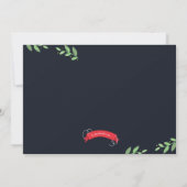 雪だるまベイカークッキー交換パーティの招待状 招待状 (裏面)